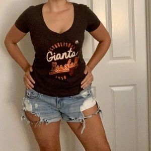 Majestic brand SF Giants baseball tee